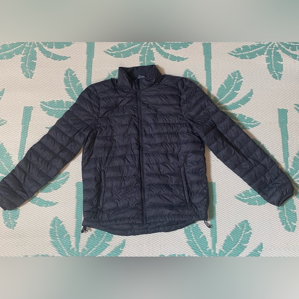 Champion Men's Dark Blue Puffer Jacket